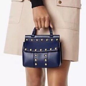 Tory Burch Studded Mini T-Satchel Crossbody